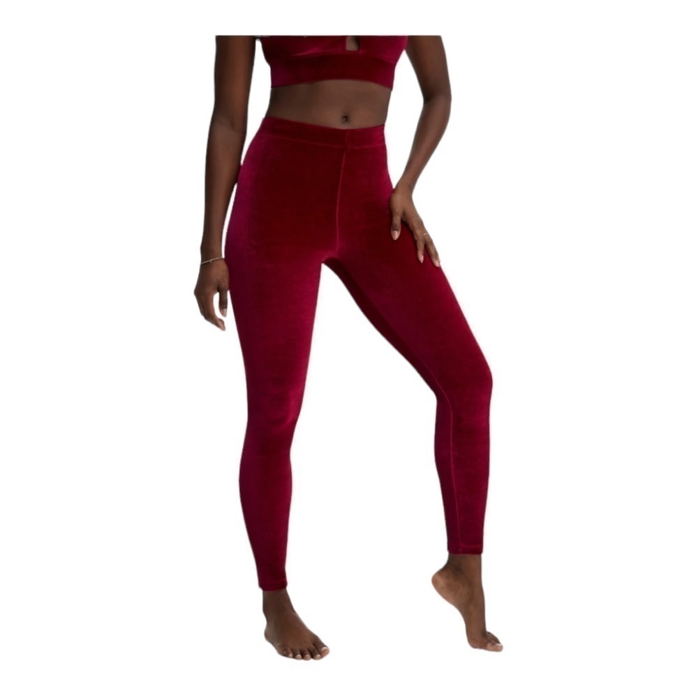 Fabletics Emma Velour Leggings NWOT
